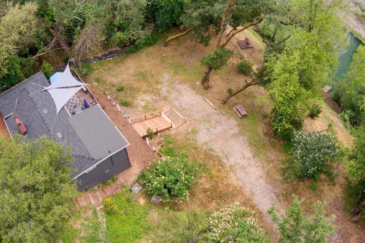 Rivers Breeze Relaxing Riverside Cabin With Private Suite Kayaks Healdsburg Ngoại thất bức ảnh