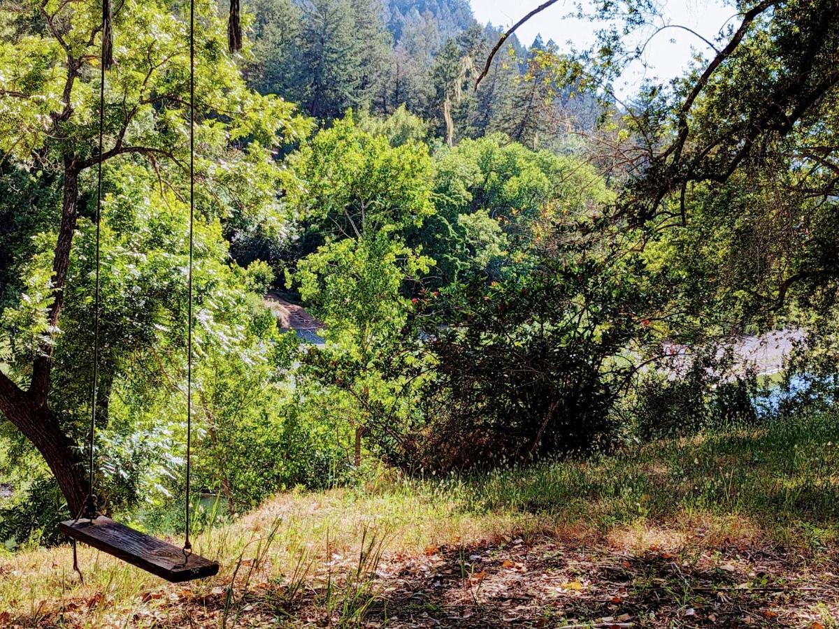 Rivers Breeze Relaxing Riverside Cabin With Private Suite Kayaks Healdsburg Ngoại thất bức ảnh